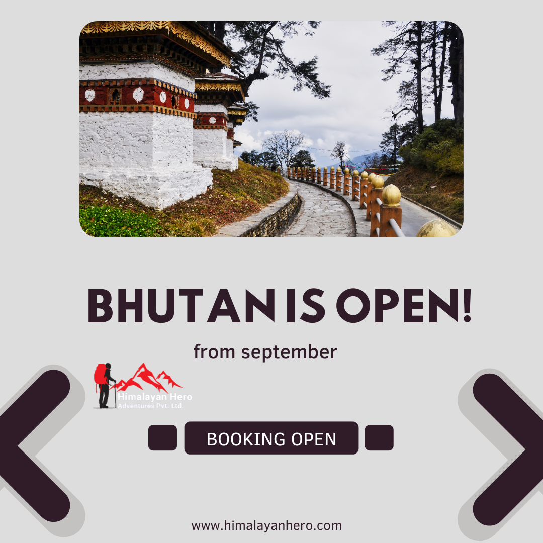 BHUTAN IS ALL SET TO OPEN FOR TOURISM FROM SEPTEMBER